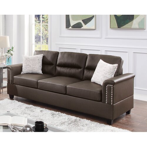 Red Barrel Studio Slaar 2 Piece Vegan Leather Living Room Set Wayfair